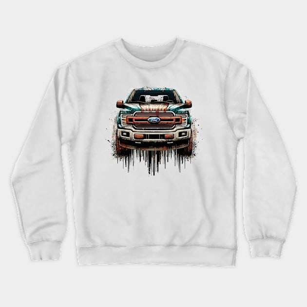 Ford F150 Crewneck Sweatshirt by Vehicles-Art